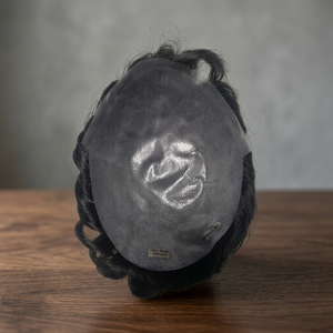 Peluca de Hombre Personalizada THB 2026-01, con Base de PU y Encaje, Cabello Remy Indio, 40-80g, 38mm, Ondulado Profundo, 100% Densidad, Liso - Product Image 2