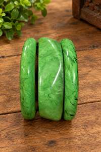 กำไลเรซิ่นสีส้มโปร่งแสง |   กำไลข้อมือเรซิ่นแบบหนาสำหรับผู้หญิง |   เครื่องประดับแฟชั่นขายส่ง - Product Image 4