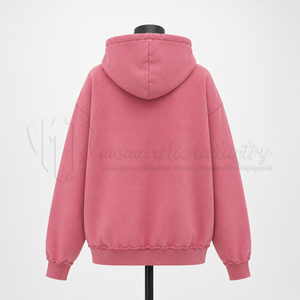 Sweat-shirt à capuche personnalisé avec fermeture éclair, style streetwear, coupe oversize, motif étoile, fabricant OEM ODM en gros - Product Image 2