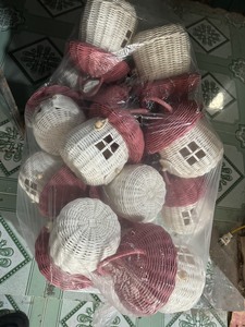 Handmade Mushroom House for Cute Baby Rattan Toys for Best Kid Room Decoration - Product Image 4
