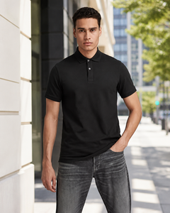 Camisas de Manga Corta para Hombre, de Poliéster/Algodón, Transpirables, Suaves, Antiarrugas, con Logotipo Bordado Personalizado, Precio de Fábrica, ODM - Product Image 2