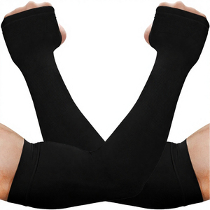 Manchon de compression sportif pour femme sur mesure – Spandex/Nylon respirant, soutien du coude, volleyball, cyclisme, haute qualité pour adultes - Product Image 4