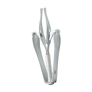 Pince à épiler UBI 10 cm en acier à haute teneur en carbone, durable, courbée, à pointe inclinée automatique, outil moderne de précision pour l'épilation - Product Image 3