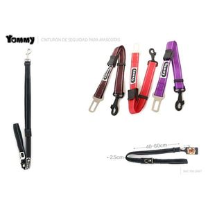 Cinturón de Seguridad para Mascotas Yommy, Ajustable de 40-60 cm, Cinturón de Seguridad para Perros en el Automóvil - Product Image 1