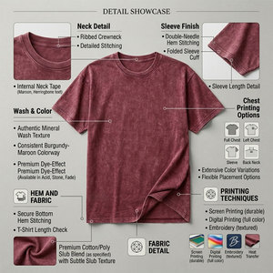 Camiseta de Manga Corta con Cuello Redondo y Estampado Tie Dye para Mujer, Corte Ajustado, Informal, 100% Algodón Jersey, Transpirable, Ecológica, de Secado Rápido, para Primavera/Verano - Product Image 5