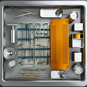 Kit chirurgical orthopédique manuel pour la réparation de grands fragments osseux, ensemble d'instruments pour traumatismes des membres supérieurs, certifié CE Classe I - Product Image 2