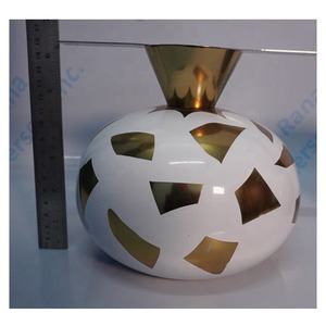 Florero de Metal de nuevo diseño de alta calidad de fabricante indio para decoraciones del hogar decoraciones de boda decoraciones para eventos - Product Image 5