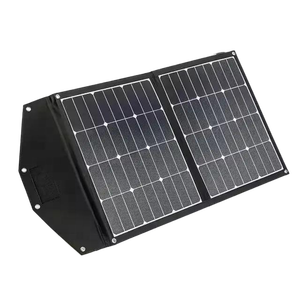 80W 19.8v便携式太阳能电池板单声道太阳能电池2或4片面板USB DC端口可定制户外徒步露营 - Product Image 2