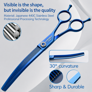 Premium Pet Grooming <b>Scissors</b> Set – Made from High-Quality Stainless Steel, Professional <b>Dog</b> & Cat Hair Cutting Kit with Case - Product Image 2
