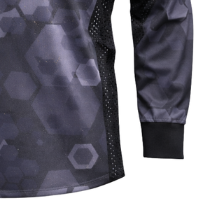 Camiseta Táctica de Paintball con Diseño Hexagonal Geométrico Sublimado, de Secado Rápido, Transpirable, de Malla, para Equipos Profesionales - Product Image 4