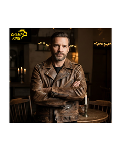 Veste en cuir western pour homme de haute qualité - Imperméable et écologique - Product Image 1