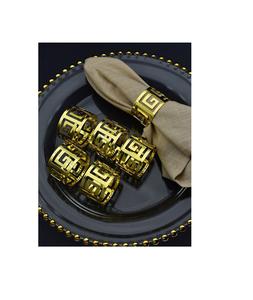 Elegante Anillo de Servilleta de Metal Decorativo, Ideal para Receber Invitados con una Mesa Sofisticada - Product Image 1