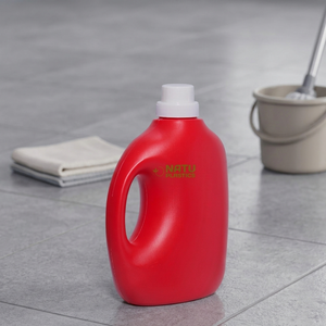 Bidón de Plástico HDPE de Boca Ancha de 2L con Forma Personalizada y Tapa de Rosca para Cosméticos Domésticos - Product Image 1