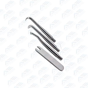 Instrumento Quirúrgico Dental para Extracción de Coronas, Removedor Manual de Coronas Tipo Morrell de Acero Inoxidable para Clínica Dental Profesional - Product Image 6