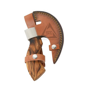OEM Service Latest Design Pizza Cutting <b>Axe</b> Wood <b>Handle</b> Stainless Steel Blade High Quality in Stock Hot Sale - Product Image 6