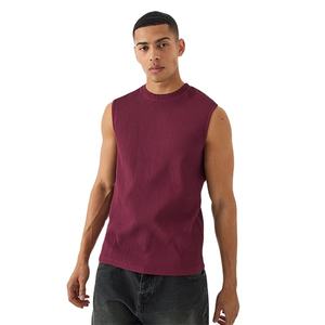 Wholesale Custom <b>Slim</b> Fit Top Selling Summer Casual Design Custom Logo Plain Comfortable Wear Men's Gym <b>Vest</b> Tank Top Breathable - Product Image 1