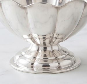 Corbeille de service vintage en argent plaqué avec poignée torsadée, décoration décorative pour table à manger, mariage ou décoration intérieure - Product Image 3