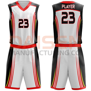 Conjunto de Uniforme de Baloncesto Personalizado, Tela de Malla Transpirable con Control de Humedad, Jersey y Pantalones Cortos Estampados para Equipos Escolares y de Club - Product Image 3