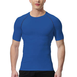 Camiseta de Compresión de Manga Corta para Hombre, para BJJ, Jiu Jitsu Brasileño, Grappling, MMA, Entrenamiento de Combate, Ropa Interior Deportiva - Product Image 1