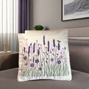 Wholesale Multi-colors Modern Floral Animal Embroidery 100% Cotton Cushion for <b>Home</b> Decoration and Interior Design - Product Image 2