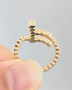 A to Z Alphabetical Word Diamond <b>Ring</b> Lab Grown Diamond Bezel Set Letter <b>Name</b> Engagement <b>Ring</b> 14k Birthday & Graduation Gift - Product Image 2