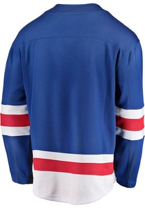 Custom Blank Hockey Jersey Long Sleeve Lace Up Neck Royal Blue <b>Red</b> White <b>Striped</b> Team Hockey Uniform - Product Image 3