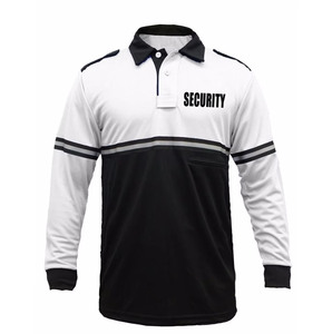 เสื้อเชิ้ตแขนสั้นสะท้อนแสงสำหรับงานรักษาความปลอดภัย ผู้ชาย แห้งเร็ว ผ้าถัก ชุดยูนิฟอร์มนิรภัย โพลีเอสเตอร์/คอตตอน - Product Image 6