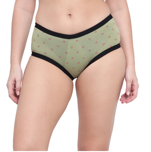 Braguitas Menstruales de Algodón 100% Teñido en Hilo con Estampado OEM, Transpirables y Absorbentes, Ropa Interior para el Periodo, Bragas Fisiológicas al por Mayor - Product Image 3