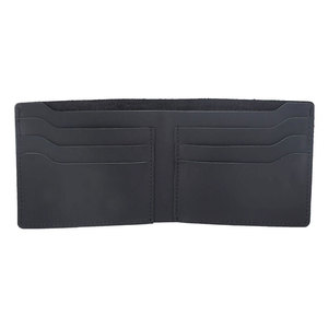 Tarjetero Multifuncional de Cuero Genuino Crazy Horse para Hombre, con Cierre Corto, Ecológico, Estilo Retro Europeo Americano - Product Image 2