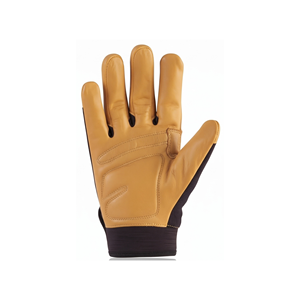 Guantes de Jardinería con Palma de Cuero, Guantes de Trabajo con Dorso Elástico de Punto, Logotipo Personalizado, OEM, ODM, Directo de Fábrica - Product Image 2