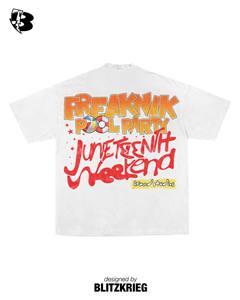 Camiseta Extra Grande con Diseño Personalizado |   Camiseta con estampado Pool Party Streetwear |   Moda de Verano en Algodón |   Fabricante de Marca Privada OEM - Product Image 3
