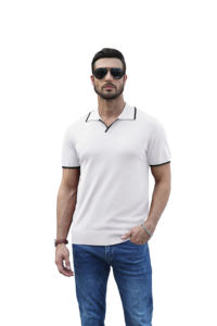 Camiseta Polo Personalizada para Hombre, Nuevo Diseño de Moda, Logotipo Personalizado, Manga Corta, Ropa de Golf a Rayas, Camisetas Polo para Hombre, Camisetas de Golf - Product Image 2