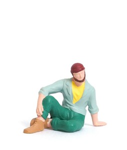 Accesorios en miniatura de fábrica, figuritas de casa de muñecas de resina, cantante de guitarra - Product Image 2