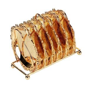 Golden Cake Stand Cupcake Plate Elegant Dessert Fruit <b>Snack</b> Serving <b>Tray</b> for Home Party Decor - Product Image 1