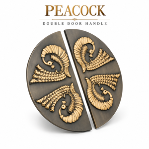 Luxury <b>Matte</b> <b>Black</b> Antique Brass Decorative Double <b>Door</b> <b>Handle</b> for Main Entrance <b>Door</b> Modern Designer <b>Door</b> Hardware - Product Image 1