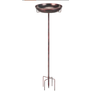 ของตกแต่งสวนโลหะคลาสสิก อ่างน้ำนกโลหะสำหรับกลางแจ้ง - Product Image 3