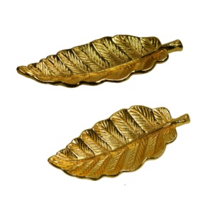 Best Festive Indoor Decorative <b>Serving</b> <b>Trays</b> with <b>Gold</b> Finish Price on Colored Finishing Design - Product Image 6