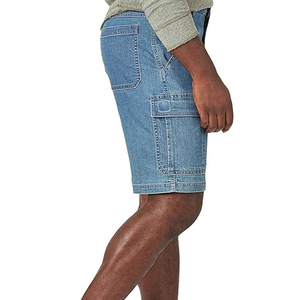 Pantalones Cortos de Mezclilla Vintage Personalizados para Verano, Estilo Urbano, Holgados, a la Moda, Casuales para Hombre, Tipo Bermuda - Product Image 2