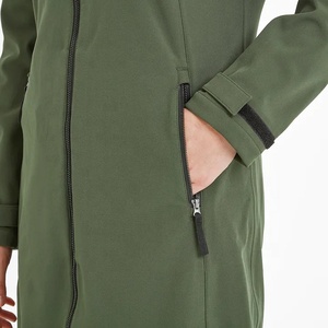 Chaqueta Bomber Impermeable para Mujer, con Capucha de Piel, Cierre de Cremallera, Transpirable, de Secado Rápido, para Uso en Exteriores, Personalizable - Product Image 3