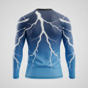 Unisex <b>Long</b> <b>Sleeve</b> Rash Guard <b>Swim</b> Shirt Quick Dry Compression Fit Surf <b>Top</b> Activewear for Training Fitness Gym - Product Image 2