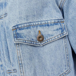 Custom Design Vintage Animal Print Breathable Eco-Friendly Men Denim <b>Jacket</b> High Quality Oversized Street Wear Fashion Wholesale - Product Image 6