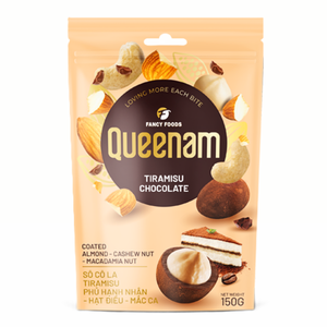Precio Especial de Fábrica, Proveedor HALAL, OEM/ODM, Snack Dragee, Chocolate Tiramisú, Nueces Recubiertas de Chocolate, Almendras, Anacardos, Nueces de Macadamia, 150G - Product Image 1