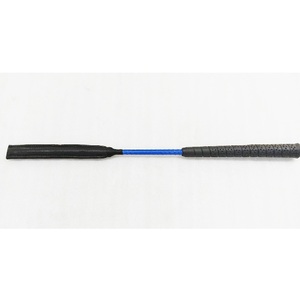 Premium High Quality Leather Horse Whip 27 Inches <b>Equestrian</b> Riding Crop Anti Slip Silicone Handle Training Competition - Product Image 1