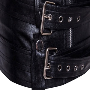 2024 Customizable Men's Genuine Leather <b>Canvas</b> <b>Jacket</b> High Street Waterproof Windproof Breathable Winter Pattern High Quality - Product Image 6