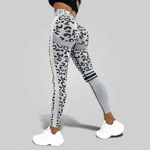 Legging de yoga confortable, bas de sport actif avec tissu extensible, design taille haute pour l'exercice, l'entraînement et la course à pied - Product Image 3