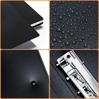 Carpeta de Archivo A4 con Clips Dobles Reforzados, Cubierta para Reportes, Carpeta sin Perforaciones, Carpeta con Clip sin Anillas, Carpeta de Proyectos de Oficina, Carpeta de Documentos