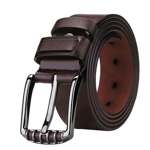 The Classic Genuine Leather <b>Belt</b> Cowhide <b>Belt</b> High Quality And Comforetable Leather Low Price And Oversized Leather <b>Belt</b> For Man - Product Image 3