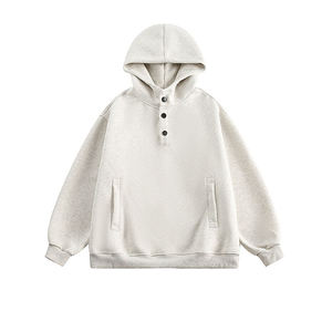 Sudadera con Capucha Unisex de Color Sólido, Corte Regular, Estilo Casual para Otoño, 100% Algodón, Felpa Francesa, Manga Larga, Diseño con Bolsillo - Product Image 6