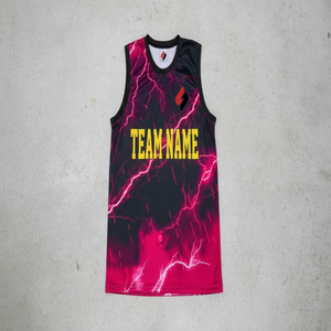 Maillot de basket personnalisé respirant à séchage rapide, imprimé par sublimation, tenue de sport d'équipe sans manches pour l'entraînement - Product Image 1