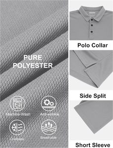Mens High Quality Polo <b>T</b> <b>Shirt</b> Breathable Soft Cotton Fabric Classic <b>Collar</b> Short Sleeve Casual Wear OEM Custom Logo Production - Product Image 6